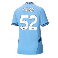 Manchester City Oscar Bobb #52 Hjemmedrakt Dame 2024-25 Kortermet